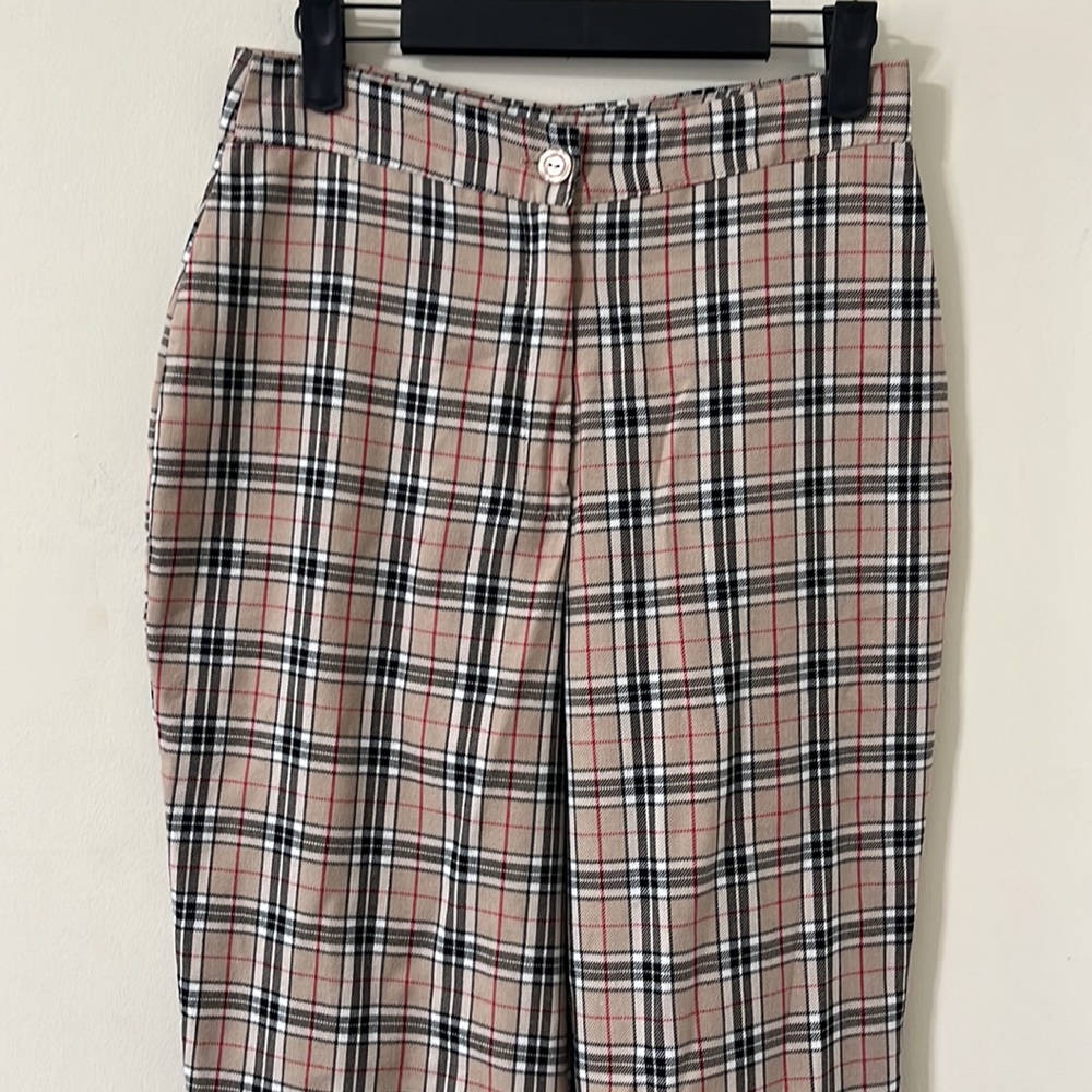 Nasty Gal Let's Take A Raincheck Tapered Pants Beige Size 6 - Picture 3 of 10